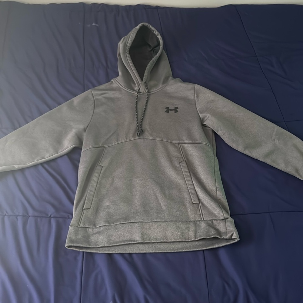 Under armor Storm ColdGear Grey hoodie